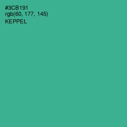 #3CB191 - Keppel Color Image