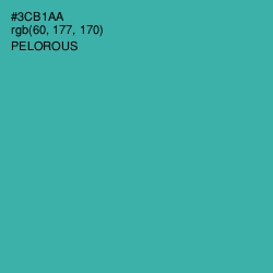 #3CB1AA - Pelorous Color Image