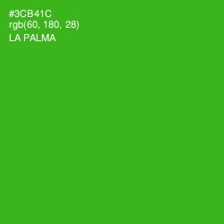 #3CB41C - La Palma Color Image