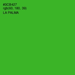#3CB427 - La Palma Color Image