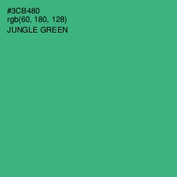 #3CB480 - Jungle Green Color Image