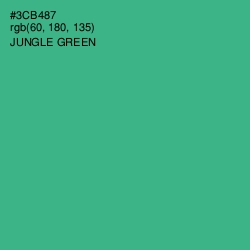 #3CB487 - Jungle Green Color Image