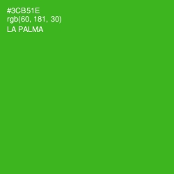 #3CB51E - La Palma Color Image