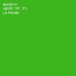 #3CB51F - La Palma Color Image