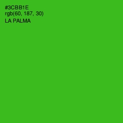 #3CBB1E - La Palma Color Image