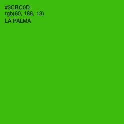 #3CBC0D - La Palma Color Image