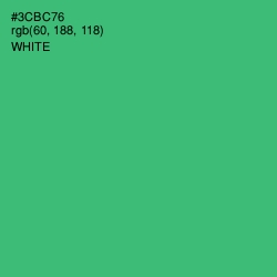 #3CBC76 - Sea Green Color Image