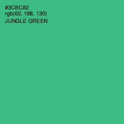 #3CBC82 - Jungle Green Color Image