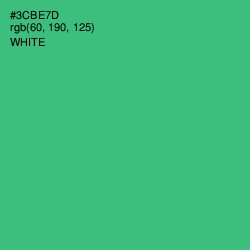 #3CBE7D - Sea Green Color Image