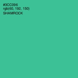 #3CC096 - Shamrock Color Image