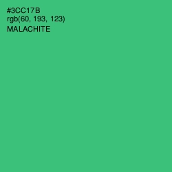 #3CC17B - Malachite Color Image