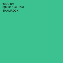 #3CC191 - Shamrock Color Image