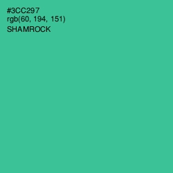 #3CC297 - Shamrock Color Image