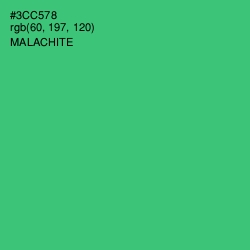 #3CC578 - Malachite Color Image
