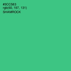 #3CC583 - Shamrock Color Image