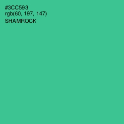 #3CC593 - Shamrock Color Image