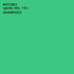 #3CC883 - Shamrock Color Image