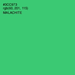 #3CC973 - Malachite Color Image