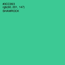 #3CC993 - Shamrock Color Image