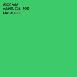 #3CCA6A - Malachite Color Image