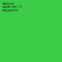 #3CCC47 - Malachite Color Image