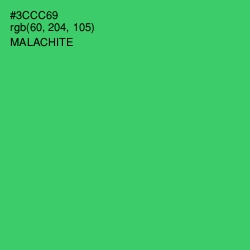 #3CCC69 - Malachite Color Image