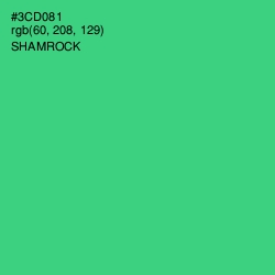 #3CD081 - Shamrock Color Image