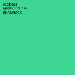 #3CD593 - Shamrock Color Image