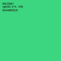 #3CD681 - Shamrock Color Image