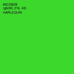 #3CD82B - Harlequin Color Image