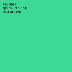 #3CD997 - Shamrock Color Image