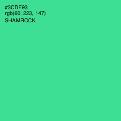 #3CDF93 - Shamrock Color Image