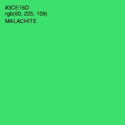 #3CE16D - Malachite Color Image