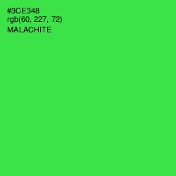 #3CE348 - Malachite Color Image
