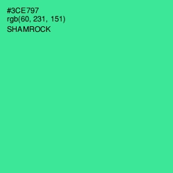 #3CE797 - Shamrock Color Image