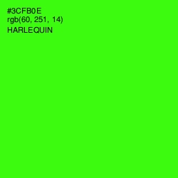 #3CFB0E - Harlequin Color Image