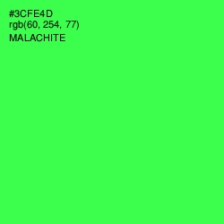 #3CFE4D - Malachite Color Image