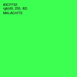 #3CFF52 - Malachite Color Image
