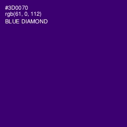 #3D0070 - Blue Diamond Color Image