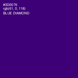 #3D0076 - Blue Diamond Color Image
