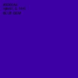 #3D00A4 - Blue Gem Color Image