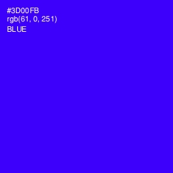 #3D00FB - Blue Color Image