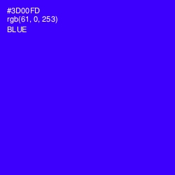 #3D00FD - Blue Color Image