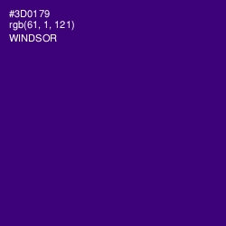 #3D0179 - Windsor Color Image