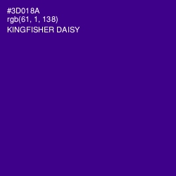 #3D018A - Kingfisher Daisy Color Image