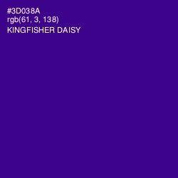 #3D038A - Kingfisher Daisy Color Image