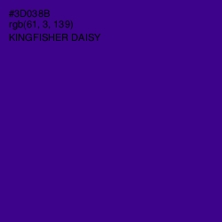 #3D038B - Kingfisher Daisy Color Image