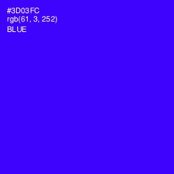 #3D03FC - Blue Color Image