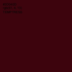 #3D040D - Temptress Color Image