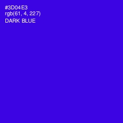 #3D04E3 - Dark Blue Color Image